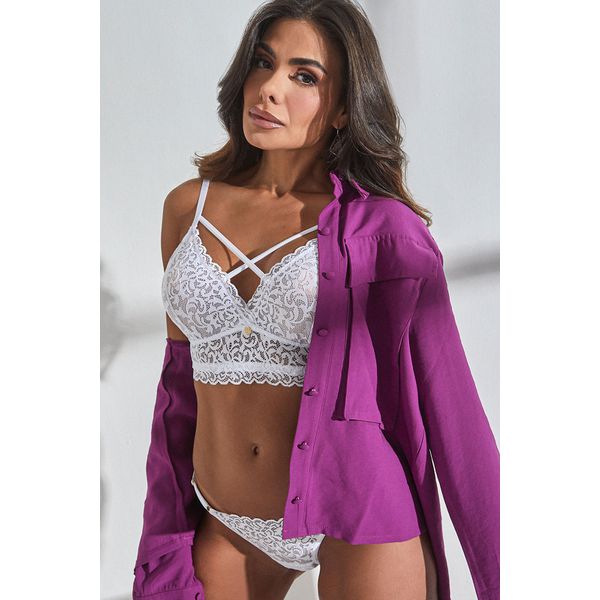 CONJUNTO MIA SEM ARO COM STRAPPY - BRANCO