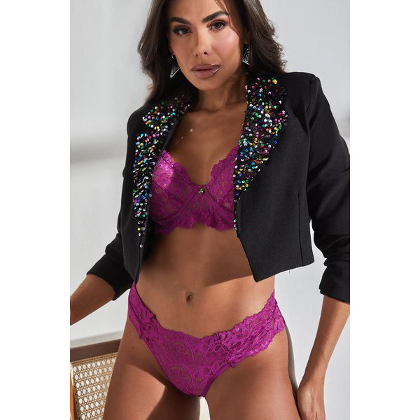 CONJUNTO RENDA MARIA - FUCSIA