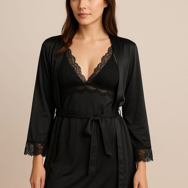 ROBE AGATA - PRETO
