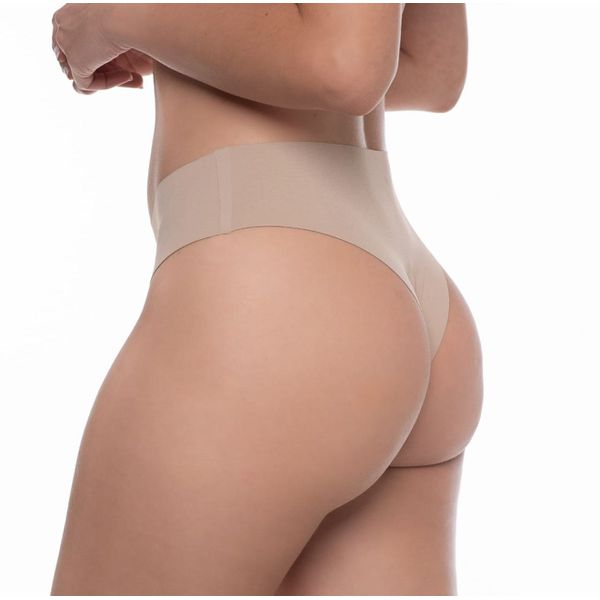 CALCINHA LADY SEM COSTURA TRADICIONAL - NUDE