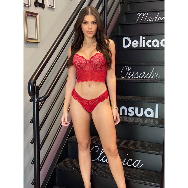 CONJUNTO MIRIAN - VERMEHO