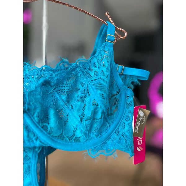 CONJUNTO SOFIA SEM BOJO - TURQUESA