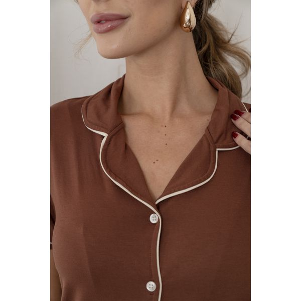 PIJAMA AMERICANO - MARRON