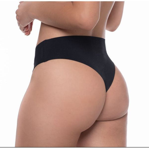 CALCINHA LADY SEM COSTURA TRADICIONAL - PRETO