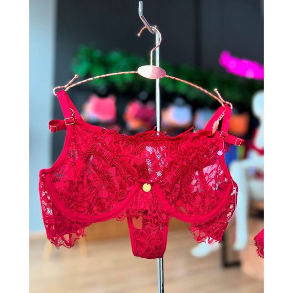 CONJUNTO SOFIA SEM BOJO - VERMEHO