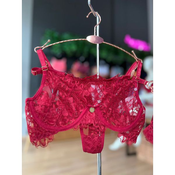 CONJUNTO SOFIA SEM BOJO - VERMEHO