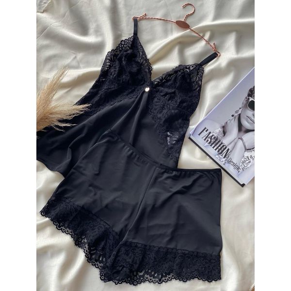 BABY DOLL BETINA - PRETO