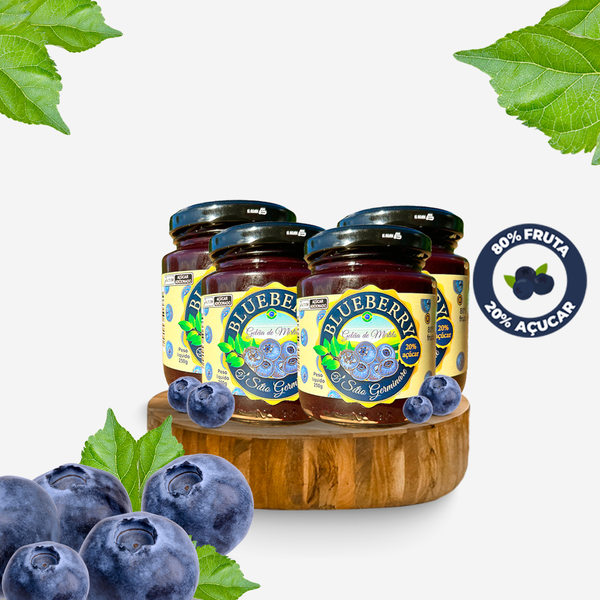 4x Geleia 80% fruta - 250g