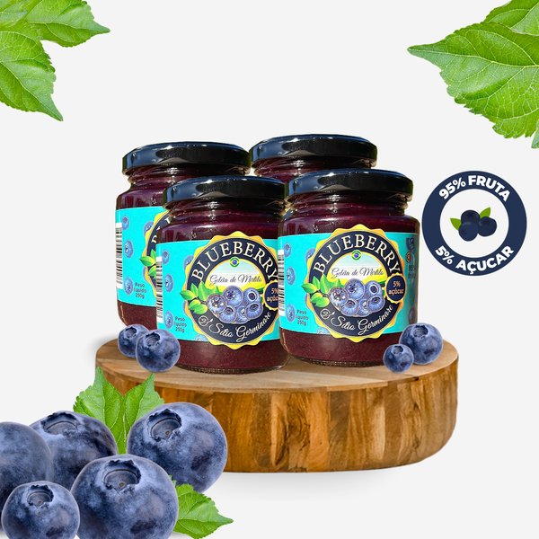 4x Geleia 95% fruta - 250g