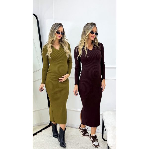 Vestido Gola Polo 