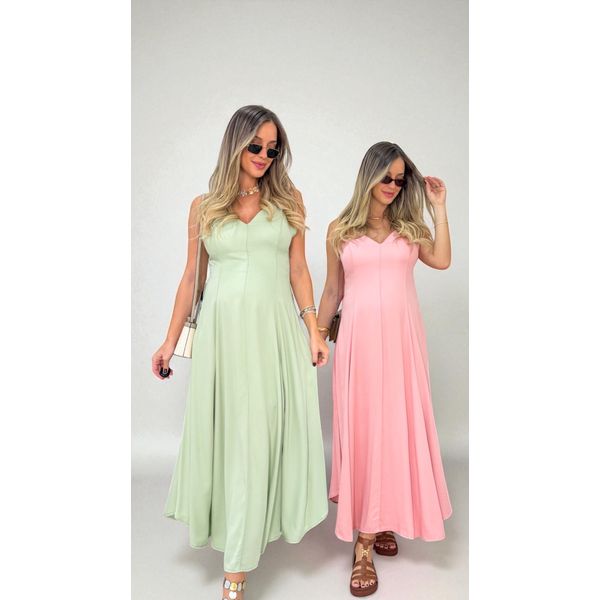 Vestido Risca Cores
