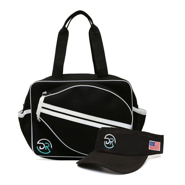 Combo Bolsa + Viseira Beach Tênis Daniel Roza Preto
