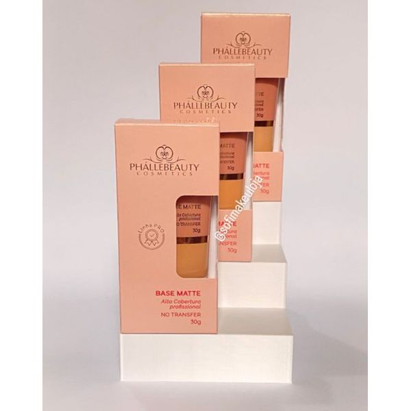 BASE LÍQUIDA MATTE - COR 06 - PHALLEBEAUTY