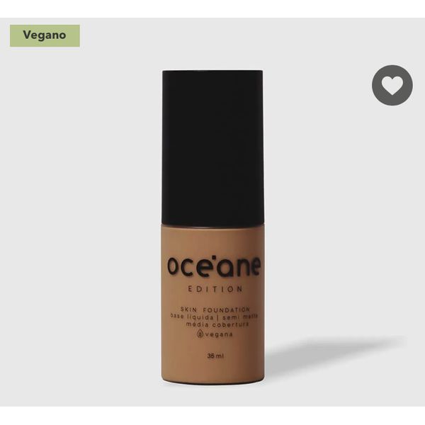 Base Líquida Média Semi-Matte – Skin Foundation - Cor 400m - Océane Edition 35ml