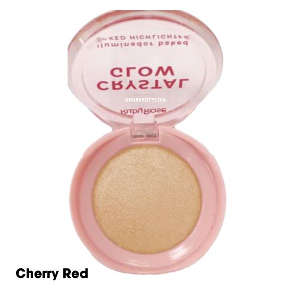 Iluminador Baked Crystal Glow- Cor Cherry Red - Ruby Rose