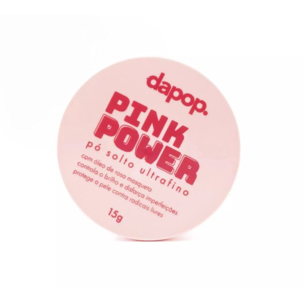 Pó Solto Ultrafino Pink Power Rosa Mosqueta - Dapop 