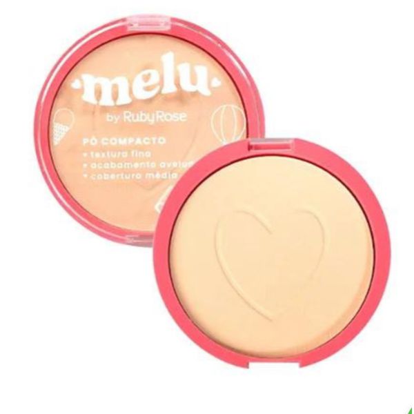 Pó Compacto - Cor Mc 60- Melu by Ruby Rose