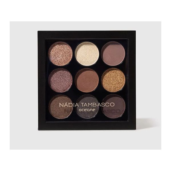 Paleta de Sombras Nádia Tambasco By Océane - To Go - Cor Basic 