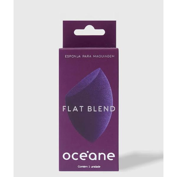 Esponja de Maquiagem - Flat Blend - Cor Roxa -Océane