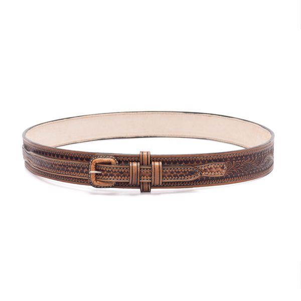 Cinto em Couro Americano Solagro Castanho