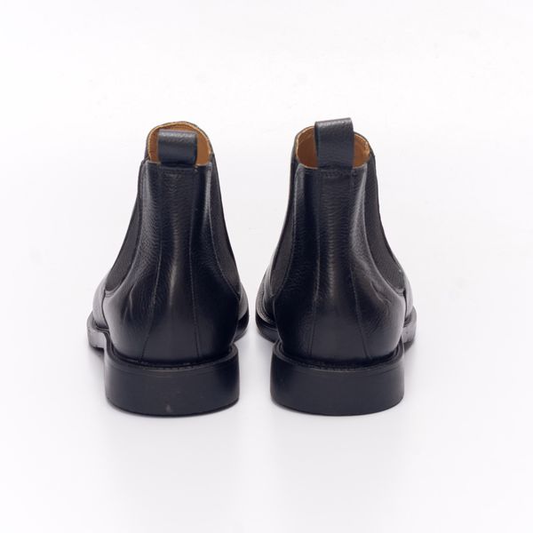 Botina Chelsea Colorado Solagro Masculina em Couro Preto