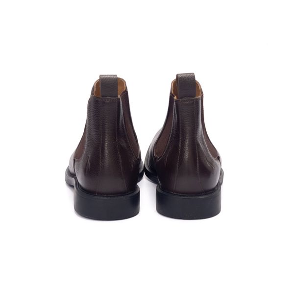 Botina Chelsea Colorado Solagro Masculina em Couro Café