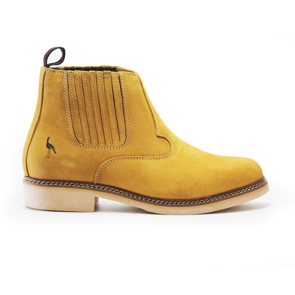 Botina Chelsea Desert Solagro Masculina em Couro M... - Solagro - Couro padrão premium