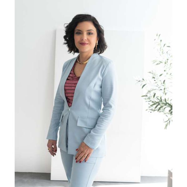 Blazer Tayná Azul Sereno