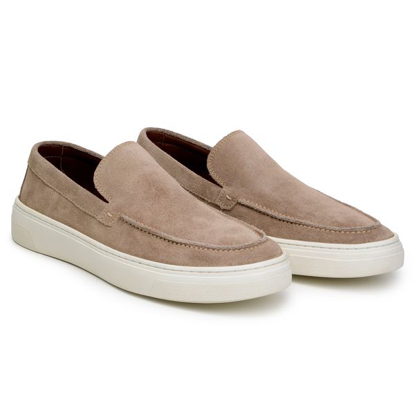 Mocassim Masculino Miami Camurça Lebre