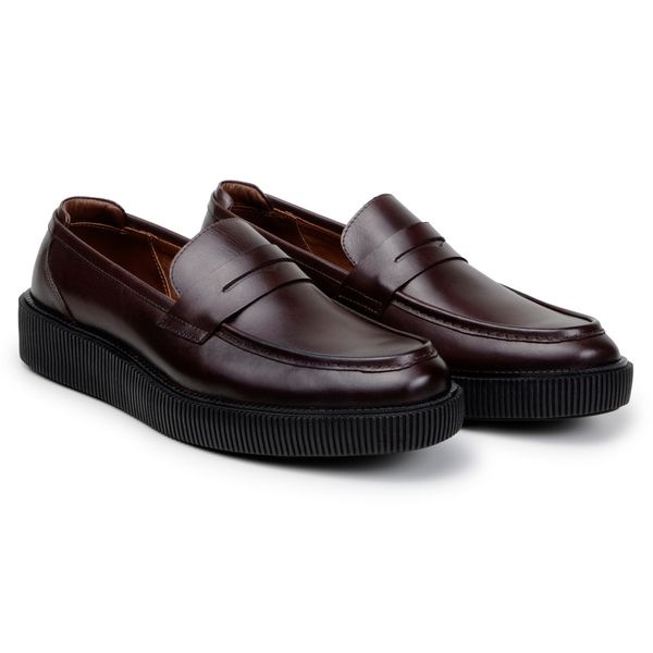 Sapato Masculino Loafer Boston Chocolate