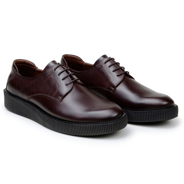 Sapato Masculino Derby Denver Couro Chocolate