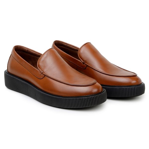 Sapato Masculino Mocassim Loafer Oslo Whisky 