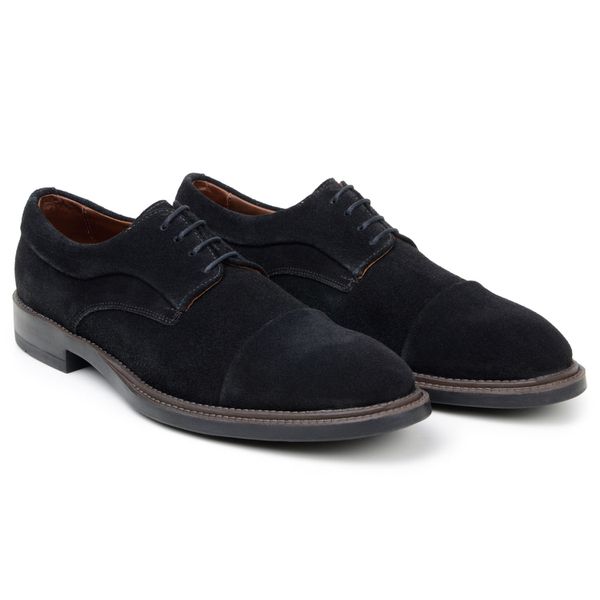 Sapato Masculino Derby Moscou Camurça Preto 