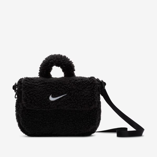 Bolsa Nike Sportswear Crossbody Faux Fur - Preta -... - SOU ESPORTES