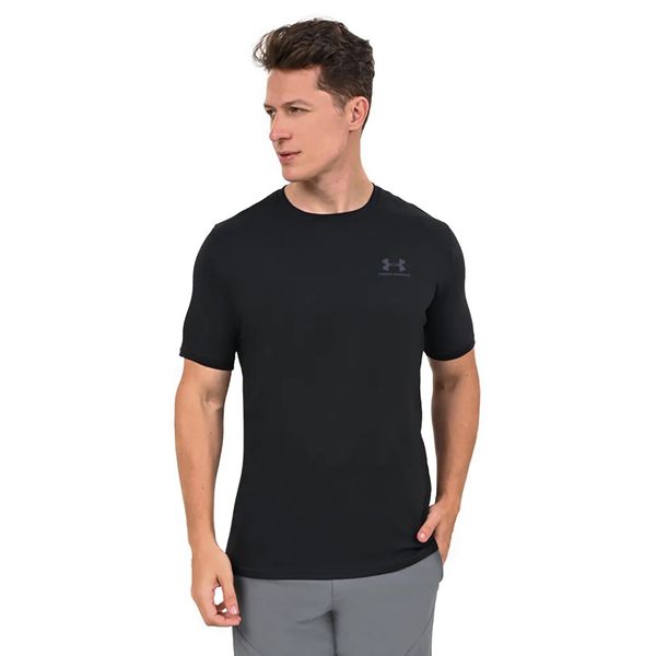 Camiseta Under Armour Sportstyle Left Chest Masculina - Preta