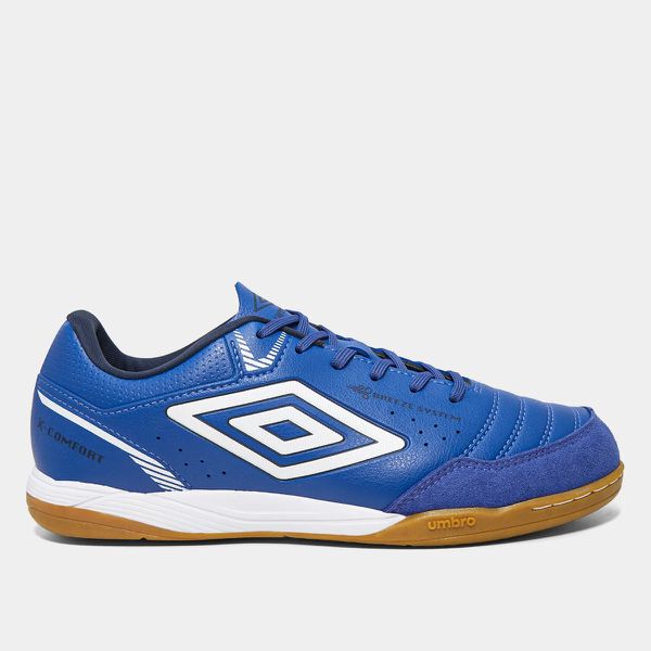 Chuteira Futsal Umbro X-Comfort Unissex - Azul Roy... - SOU ESPORTES