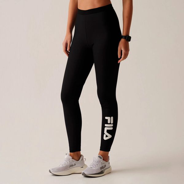 Calça Legging Fila Train Elastic IV Feminina - Pre... - SOU ESPORTES