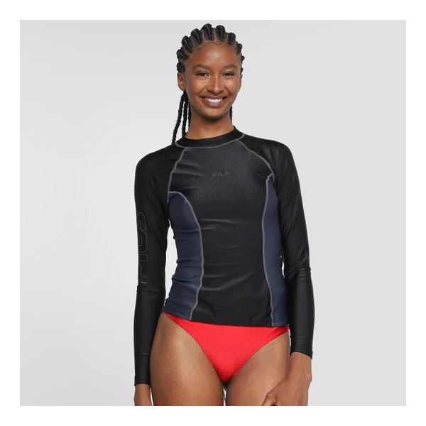  Camiseta Fila Water Sports Manga Longa Feminina P... - SOU ESPORTES