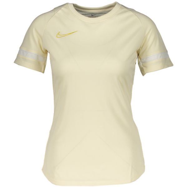 Camiseta Nike Dri-FIT Academy Feminina - Bege - 67 - SOU ESPORTES