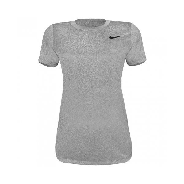 Camiseta Nike Dry Leg Tee Crew Feminina - Cinza - ... - SOU ESPORTES
