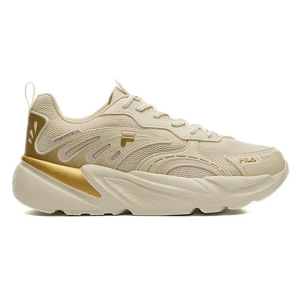 Tênis Fila Street Fit 2 Feminino - Bege+Dourado - ... - SOU ESPORTES