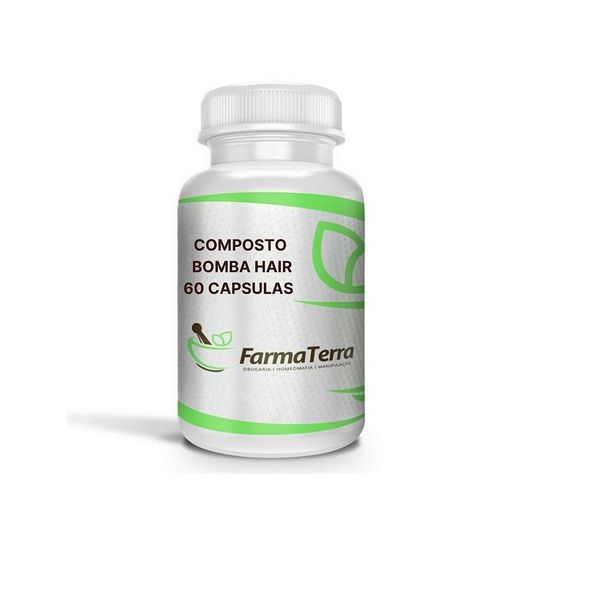 COMPOSTO BOMBA HAIR - 60 capsulas