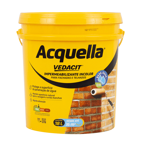 ACQUELLA A BASE DE AGUA 18L - VEDACIT