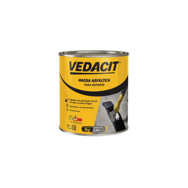 MASSA ASFALTICA PARA REPAROS - VEDACIT CARBOLASTICO 2