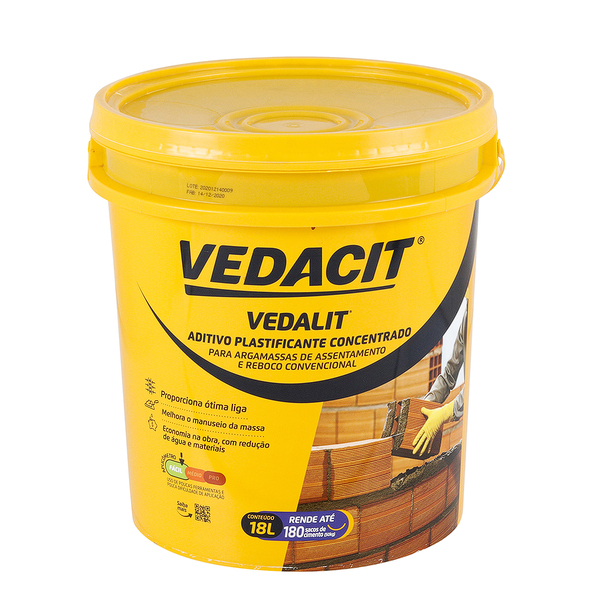 ADESIVO PLASTIFIICANTE 18L - VEDACIT