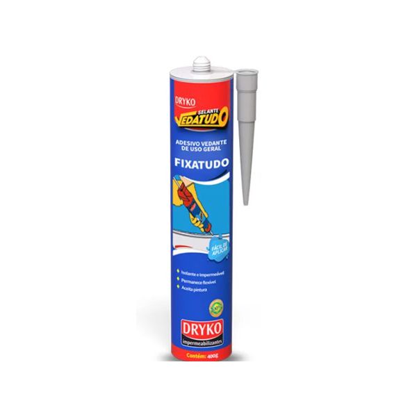 SELANTE MS FIXA TUDO BRANCO 400G - DRYKO