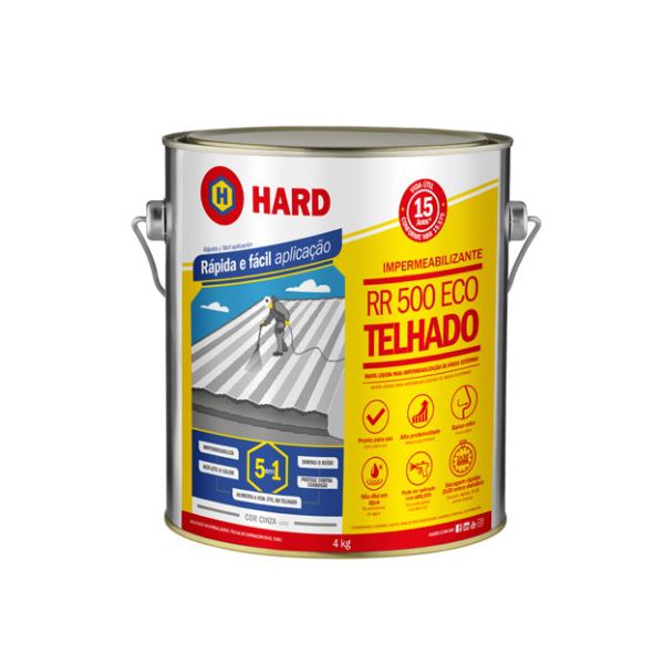 SELANTE REPARO DE TELHADO 4KG - HARD RR 500 ECO