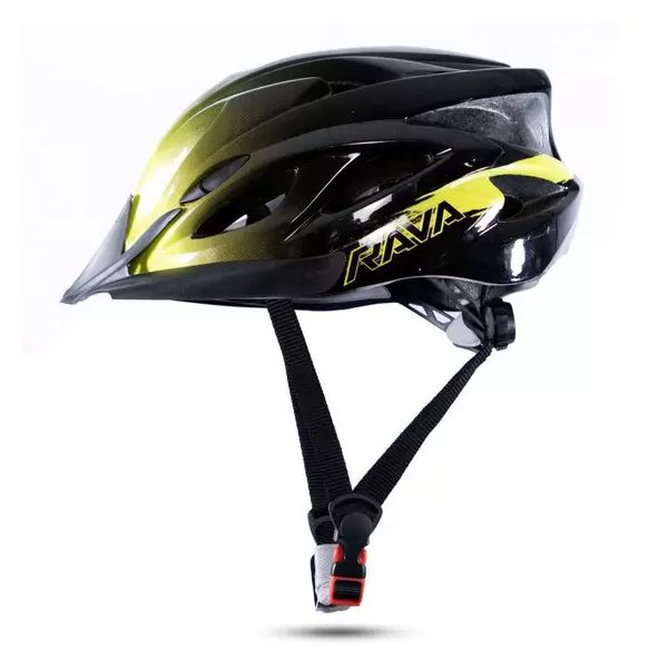 Capacete Mtb Rava Space Iii Preto / Amarelo 