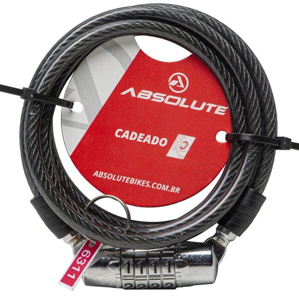 CADEADO ABSOLUTE 1,20M X 12MM SEGREDO PTO