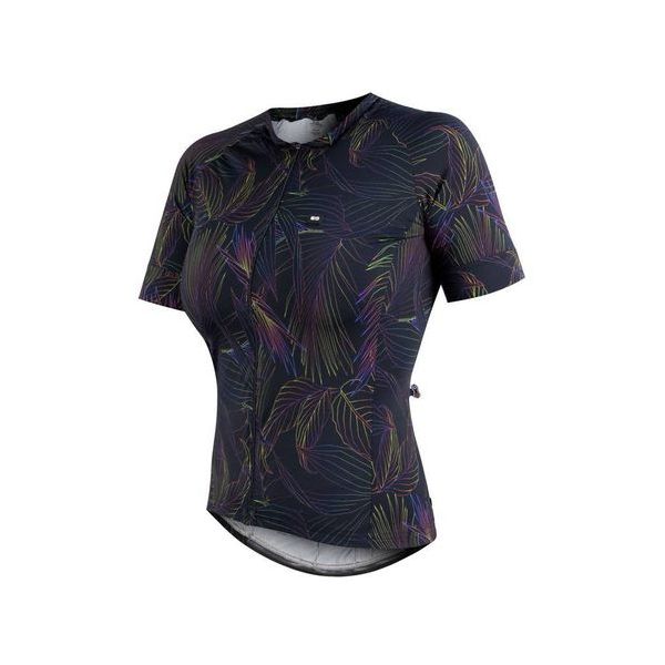 Camisa Manga Curta Marcio May Feminina Funny Rainbow Leaves Preto